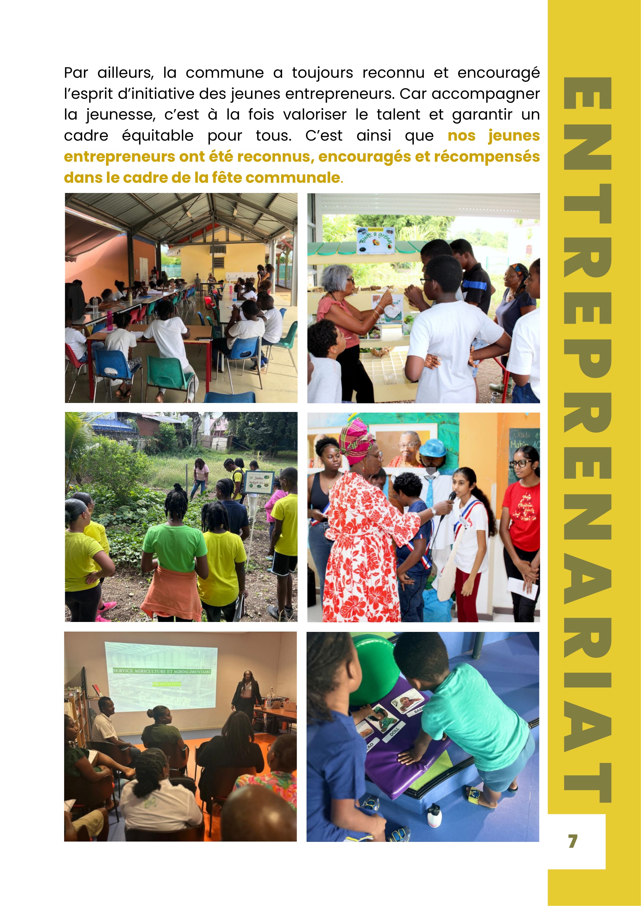 Entreprenariat — Jeunes entrepreneurs reconnus et récompensés