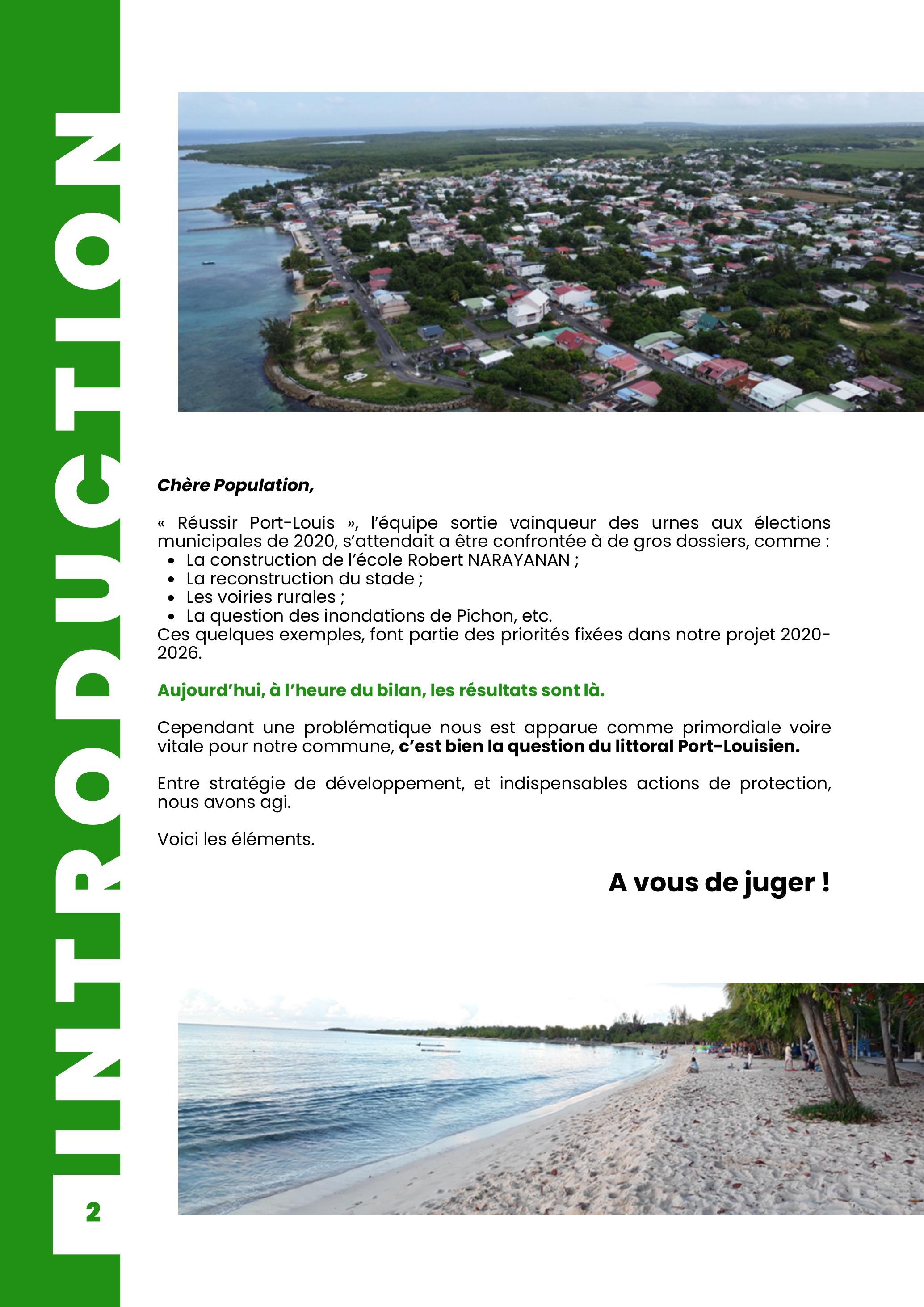 Introduction — Le littoral Port-Louisien au cœur de nos priorités